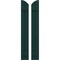 Ekena Millwork Americraft 2-Board (2 Batten) Wood Joined Board-n-Batten Shutters w/Ellipt Top, ARW101BE207X77FGH, PR ARW101BE207X77FGH - alternate 1